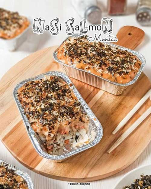 Resep Nasi Salmon Mentai
