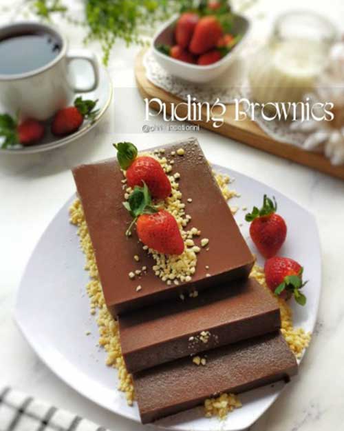 Resep Puding Brownies