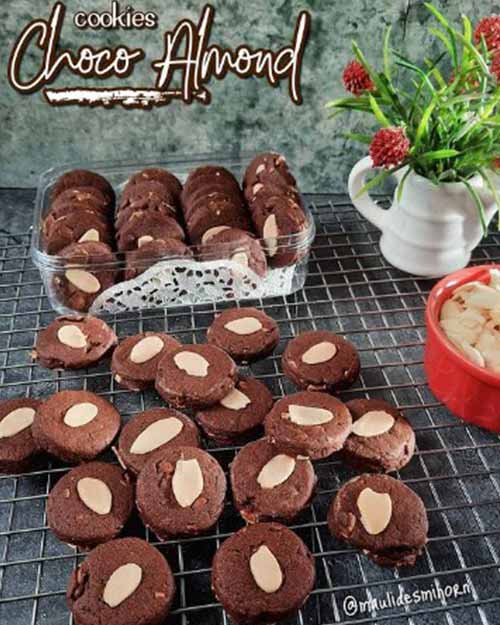 Resep Cookies Coklat Almond