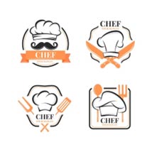 Gunakan Logo Topi Chef 1