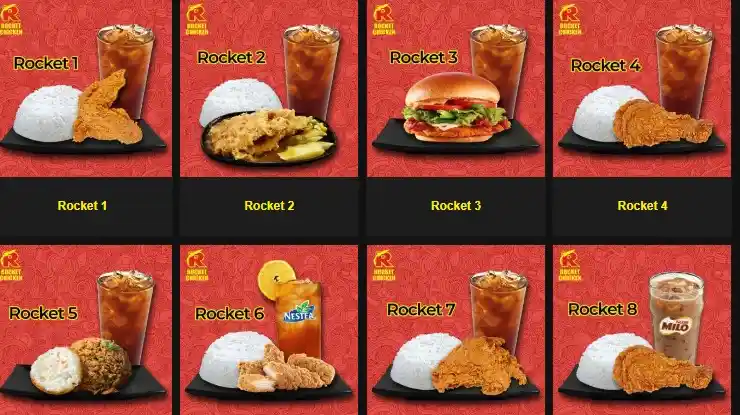 menu terfavorit rocket chicken