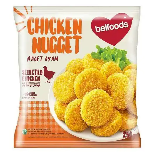 1. Belfoods Chicken Nugget 250 Gram