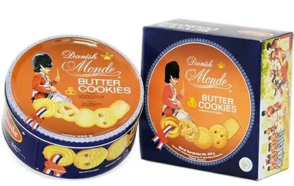 1. Monde Butter Cookies Blue 454 Gram