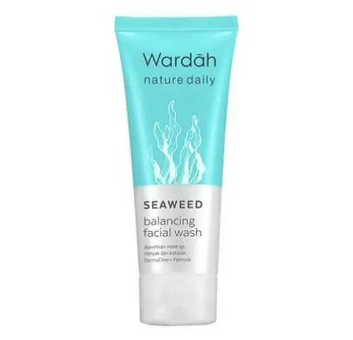 7. Produk Wardah Seaweed Balancing Facial Wash